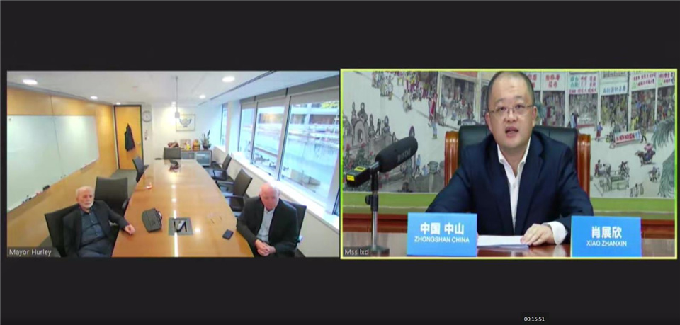 2021年9月30日 市长肖展欣与本拿比市长迈克·赫利进行视频连线.jpg